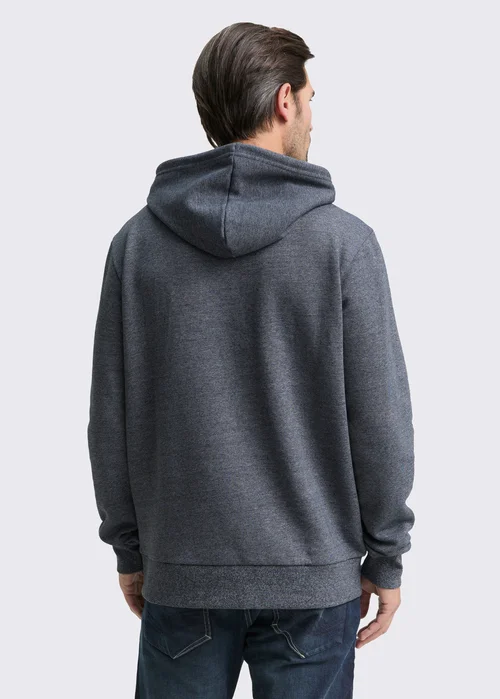 Tom Tailor Hoodie Sweatshirt Navy Grindle Structure