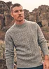 Wrangler Cable Knit Sweater Grey Heather