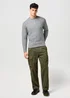 Wrangler Cable Knit Sweater Grey Heather