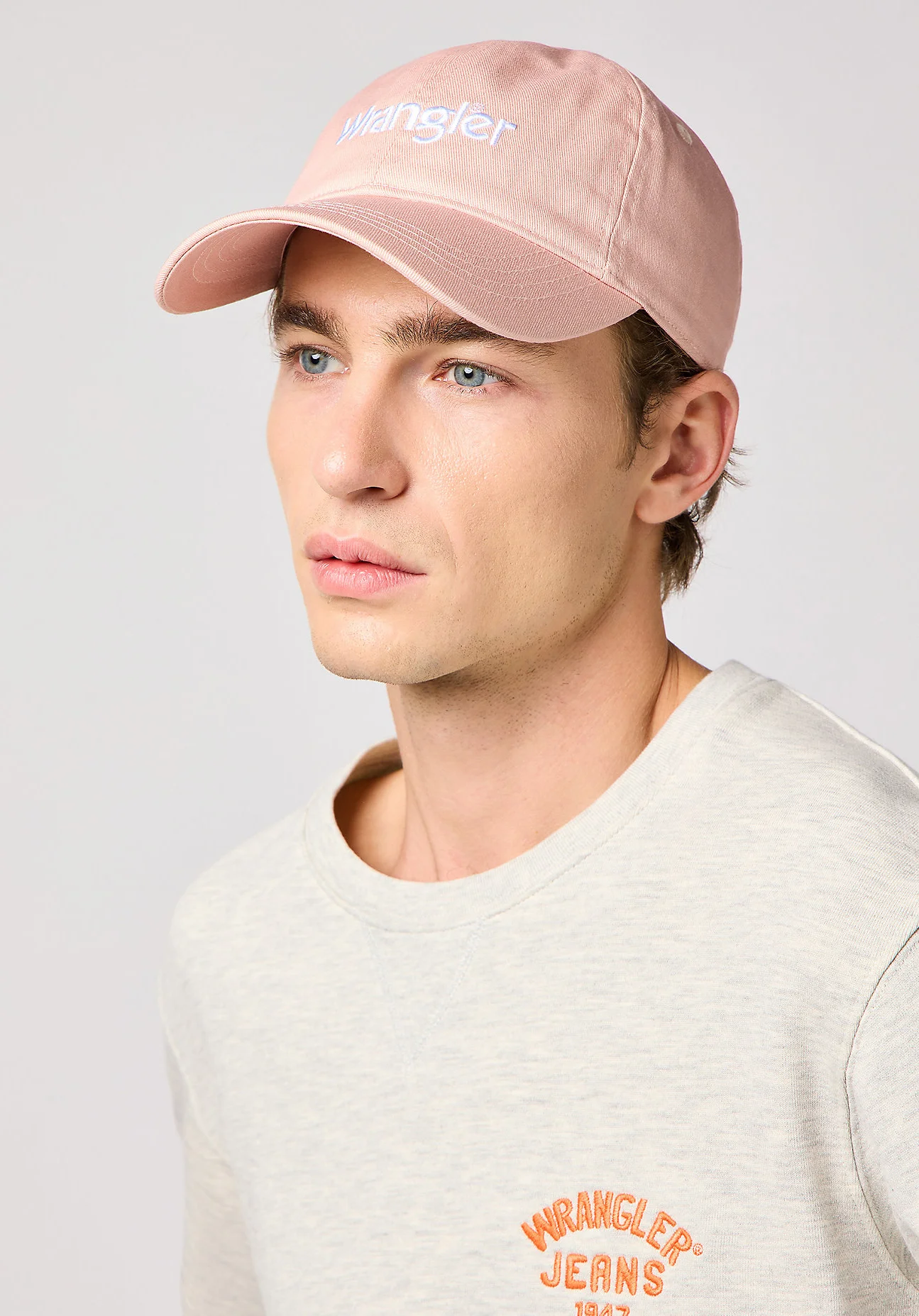 Wrangler Logo Cap Silver Pink