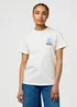 Wrangler Graphic Tee Worn White