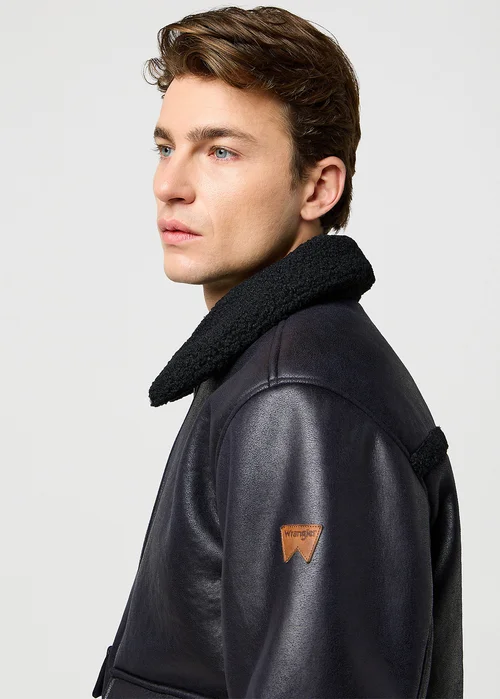 Wrangler Shearling Jacket Black