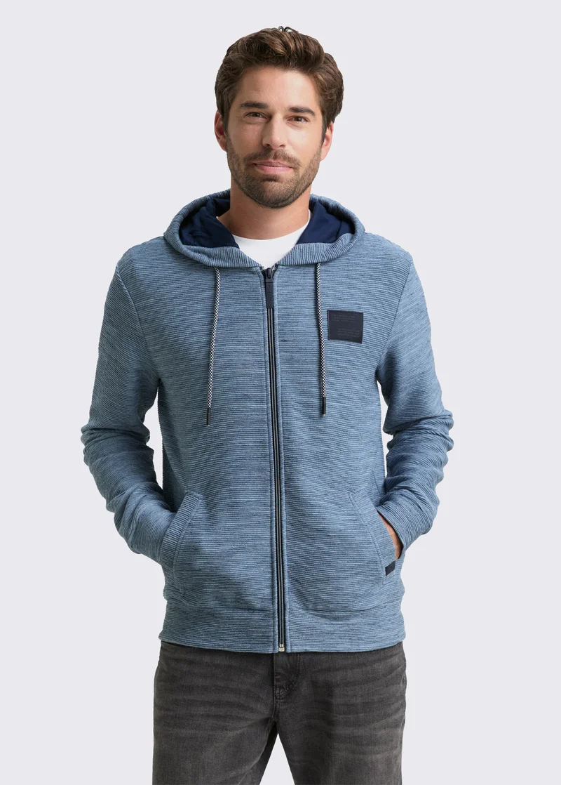 Tom Tailor Sweatshirt Hoodie Denim Blue Melange