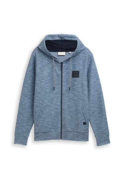Tom Tailor Sweatshirt Hoodie Denim Blue Melange