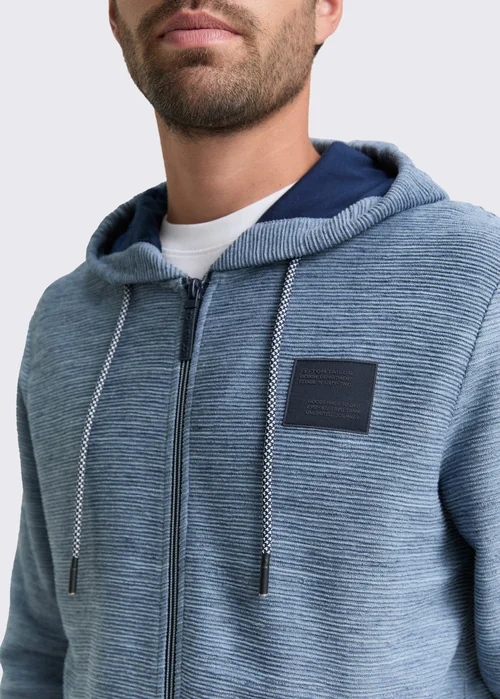 Tom Tailor Sweatshirt Hoodie Denim Blue Melange