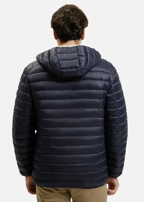 Granatowa Pikowana Kurtka Cross Jeans