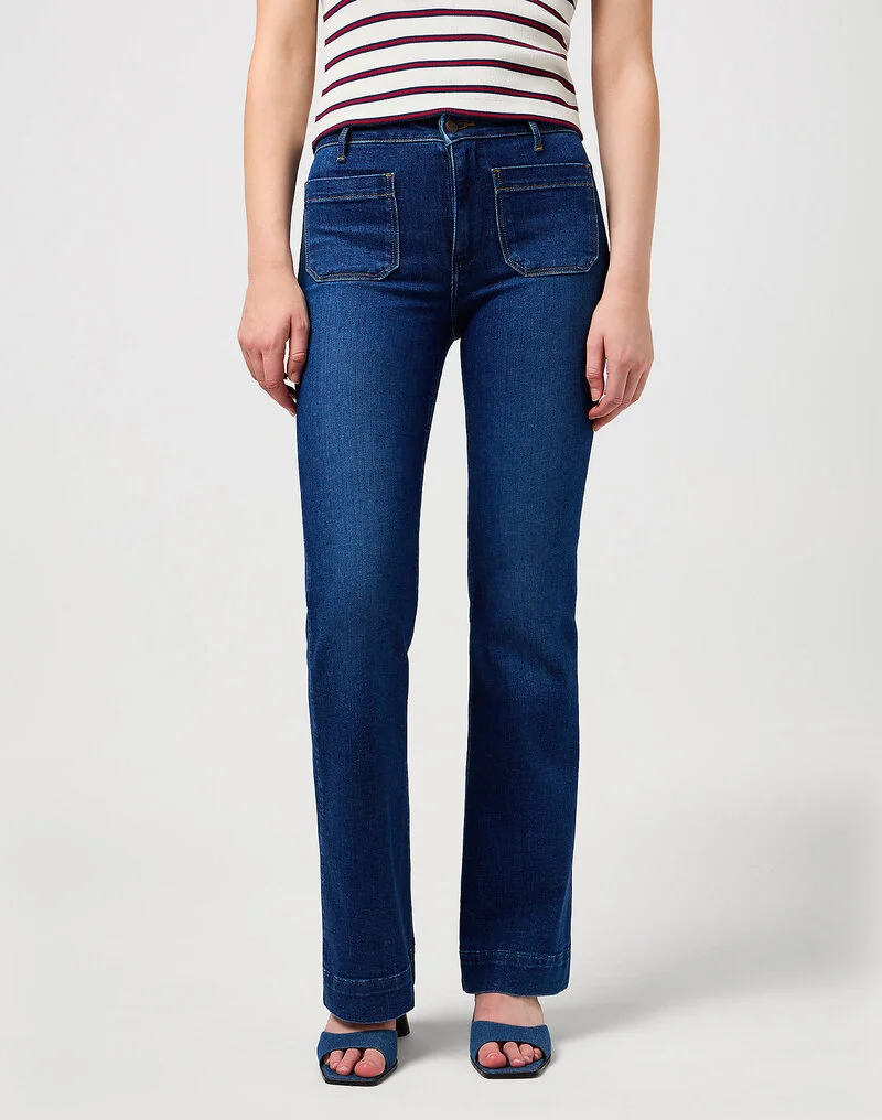 Wrangler Flare Jeans Dark Wash