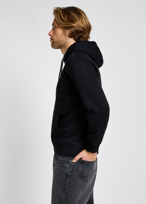 Lee Plain Hoodie Unionall Black - 112355735