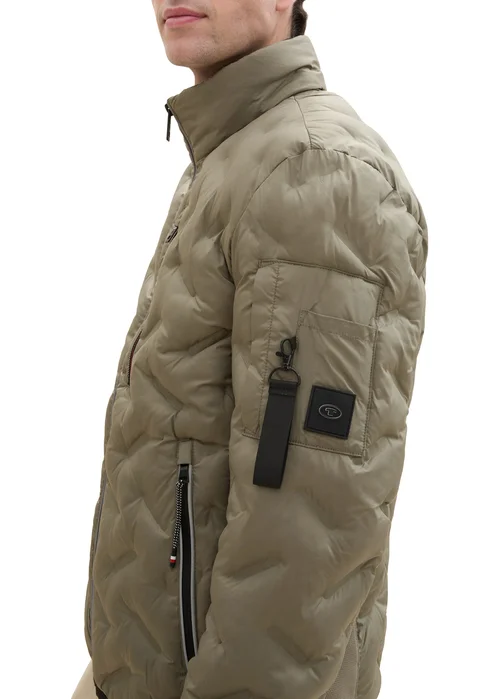 Tom Tailor Hybrid Jacket Smokey Olive Green