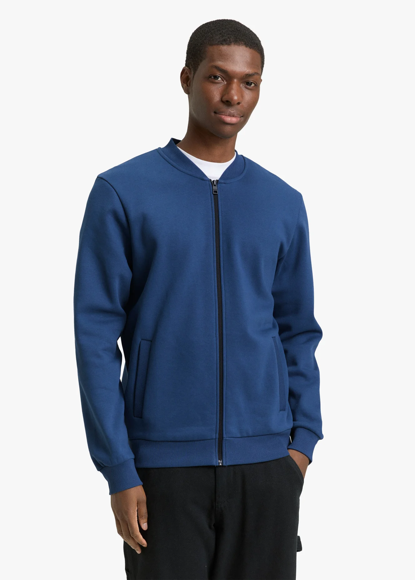 Tom Tailor Sweatshirt Jacket Ocean Night Blue