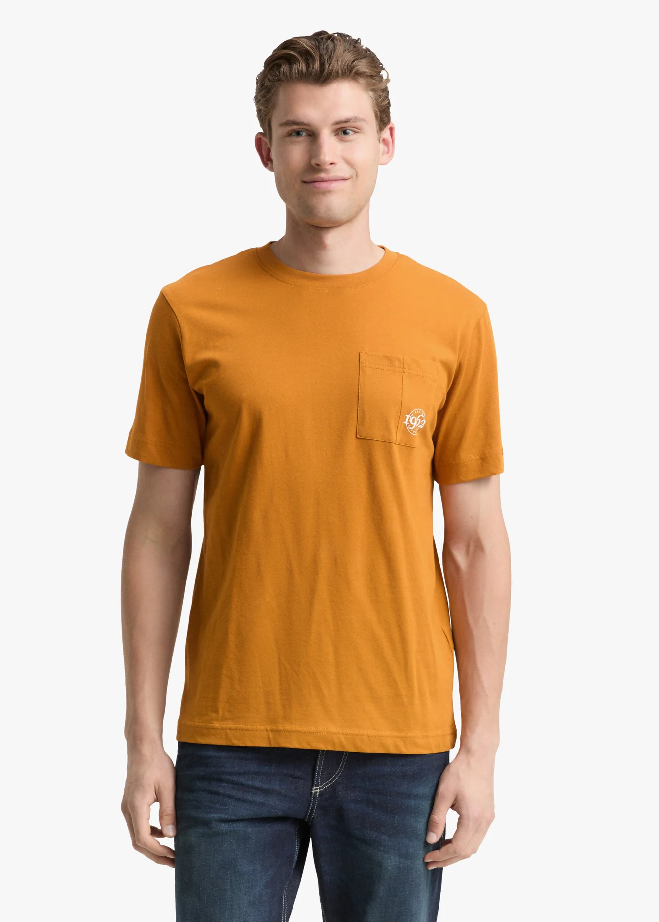 Tom Tailor T Shirt Peanut Butter Brown
