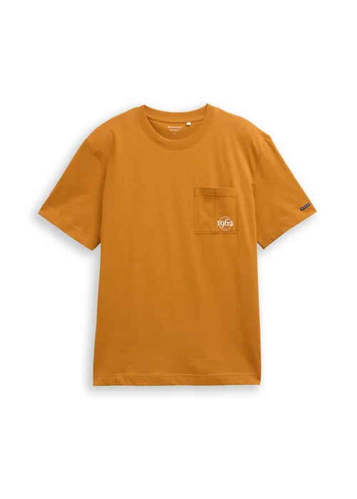 Tom Tailor T Shirt Peanut Butter Brown
