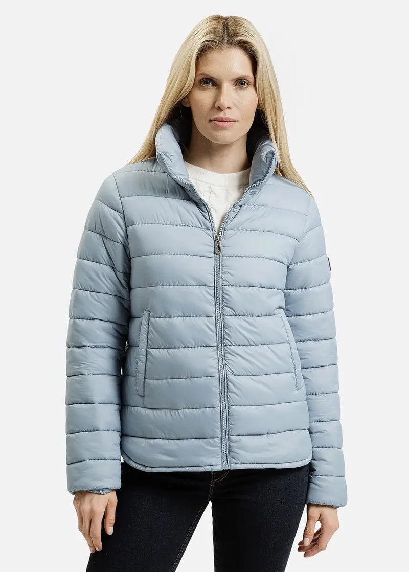 Niebieska Kurtka Zimowa Cross Jeans