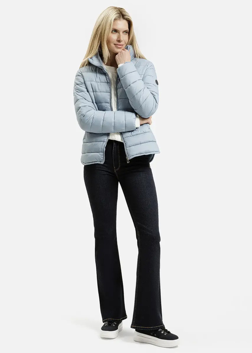 Niebieska Kurtka Zimowa Cross Jeans