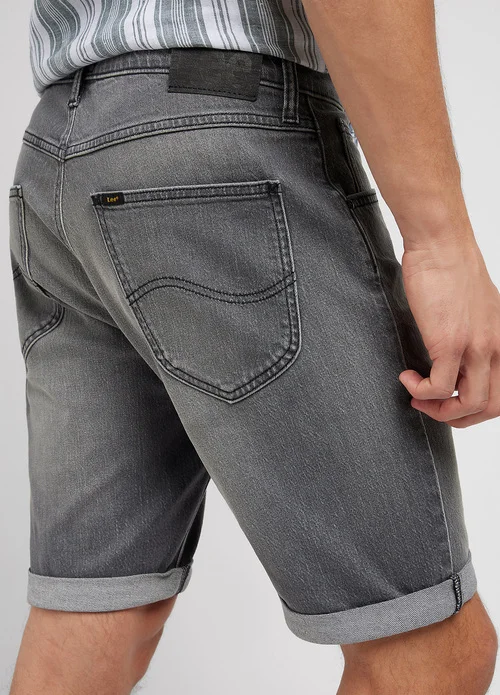 Lee Five Pocket Short Washed Black