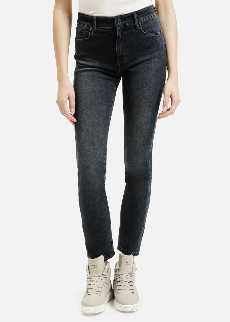 Ciemnoniebieskie Dinsy Slim Anya Cross Jeans