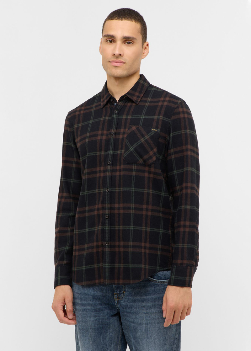 Mustang Eastbridge Check Brown Black