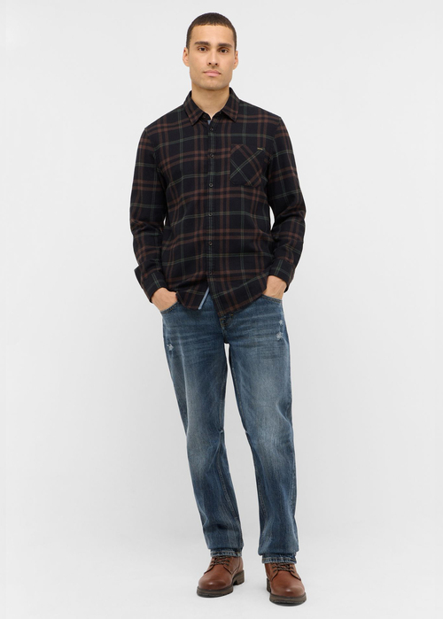 Mustang Eastbridge Check Brown Black