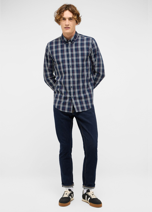 Mustang Style Chester Multi Check Navy