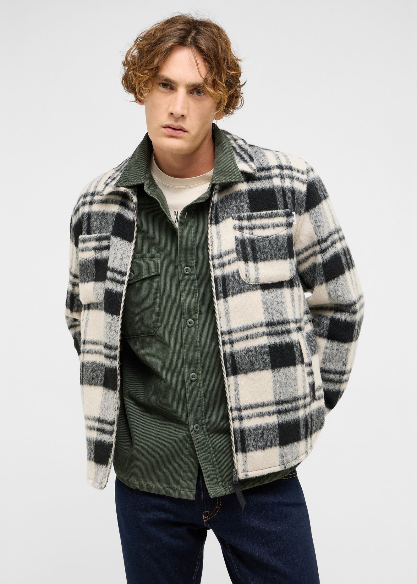 Mustang Philo Big Check Black