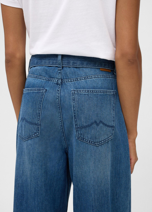 Mustang Luise Wide With Belt Denim Blue