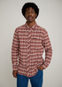 Wrangler X Stranger Things Will Shirt Fired Brick Check - 112378523