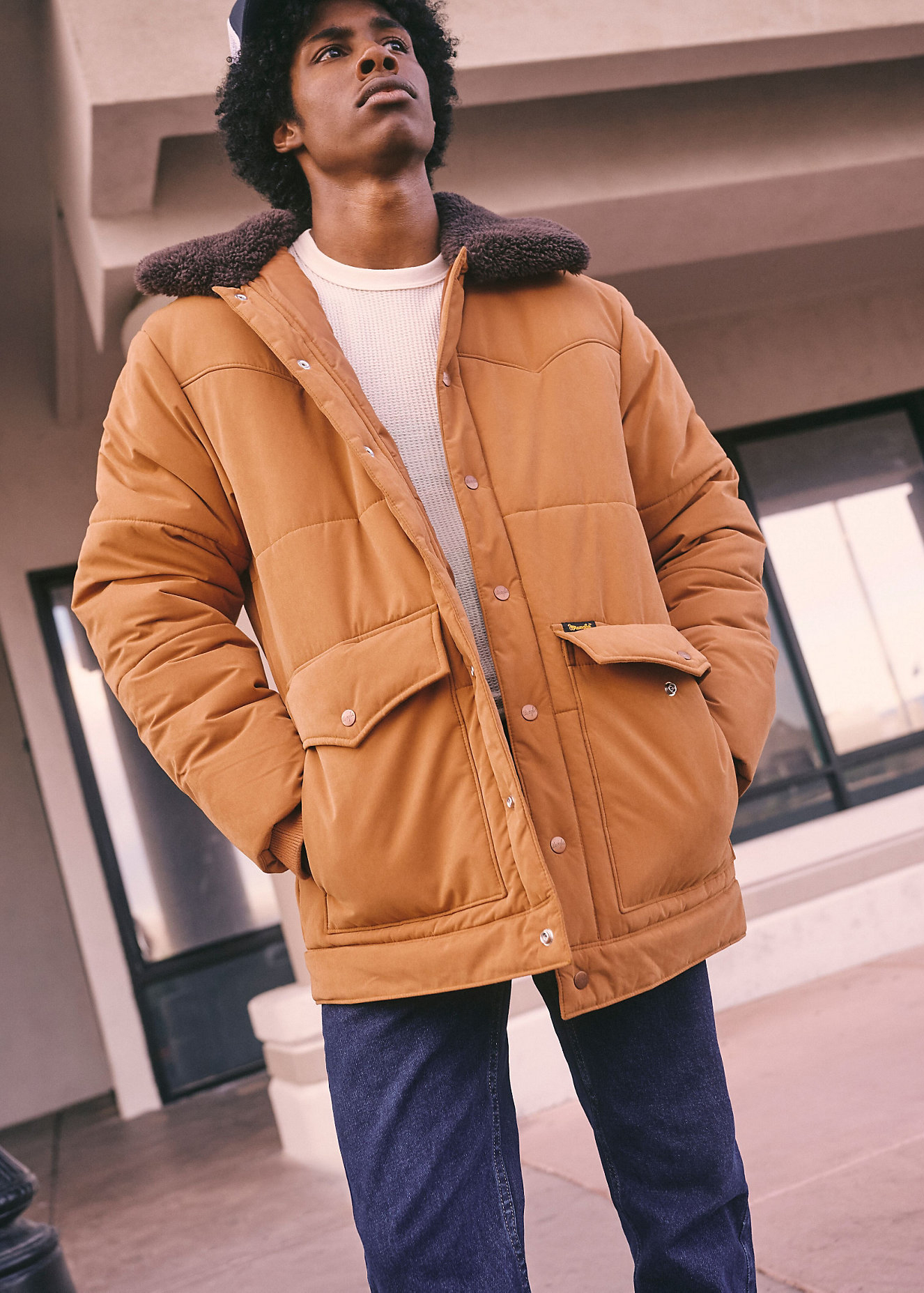 Wrangler X Stranger Things Hopper Jacket Arganoil - 112378521