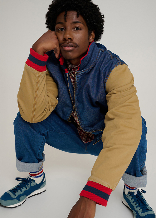 Wrangler X Stranger Things Will Jacket Classic Blue - 112378546