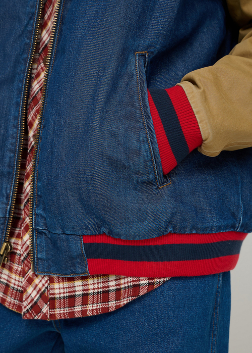 Wrangler X Stranger Things Will Jacket Classic Blue - 112378546