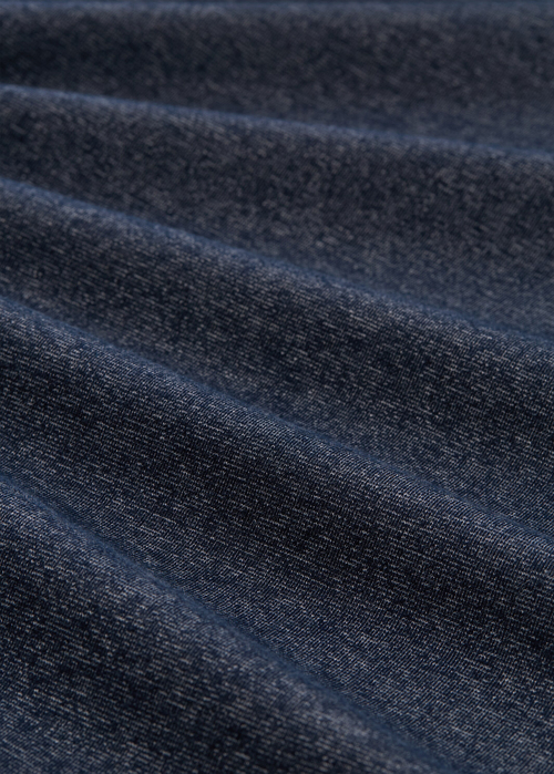 Tom Tailor Sweatshirt Jacket In Melange Look Navy Fine Yd Stripe - 1049523-30328