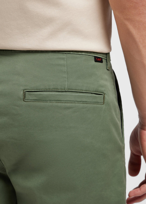 Lee Regular Chino Short Olive Grove - 112351272