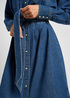 Lee Belted Western Dress Blue Fusion - 112357937