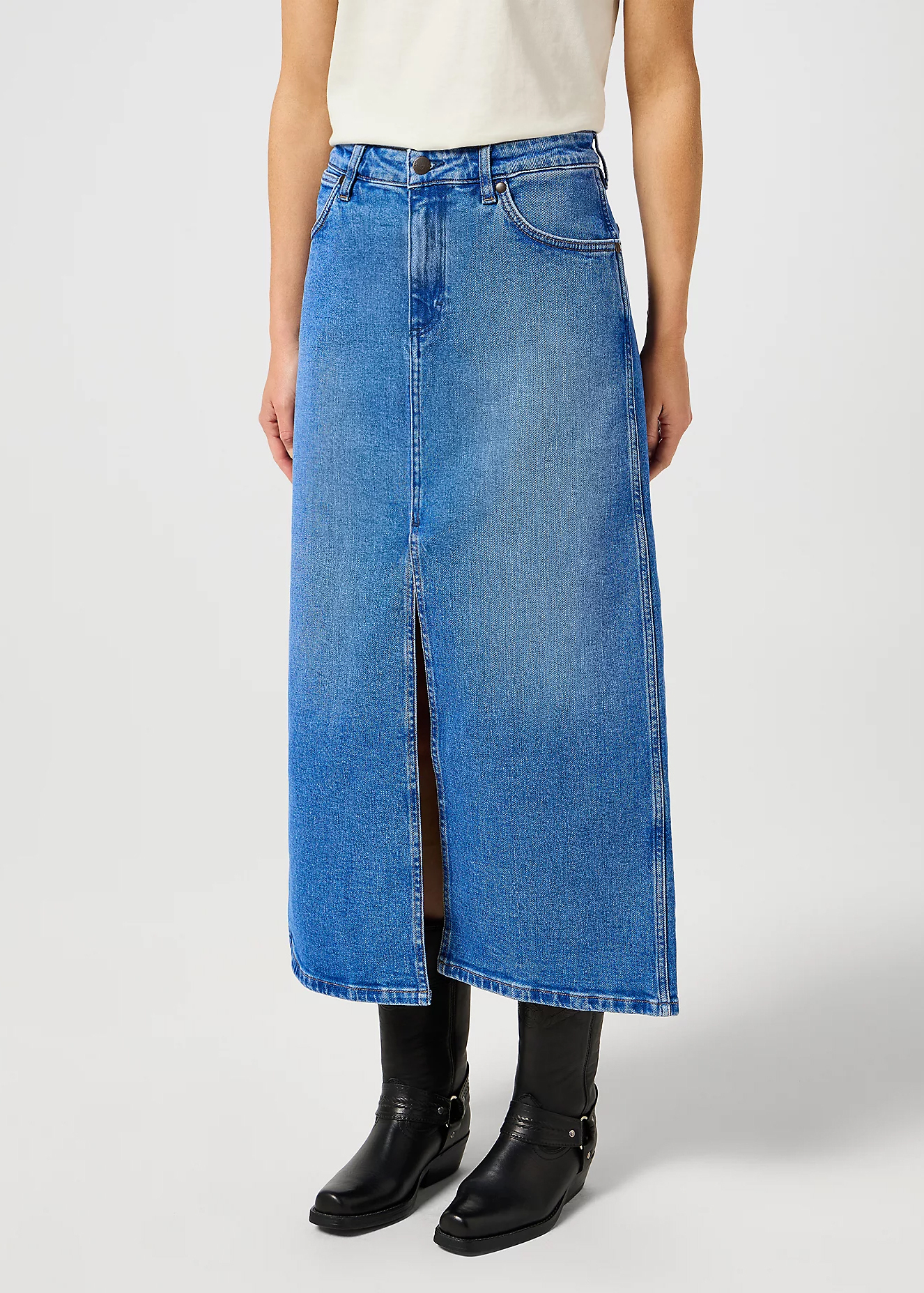 Wrangler Denim Maxi Skirt Once Loved - 112356425