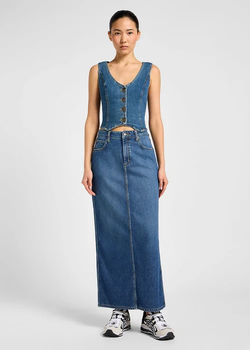 Lee Side Slit Maxi Skirt Weekend Chill