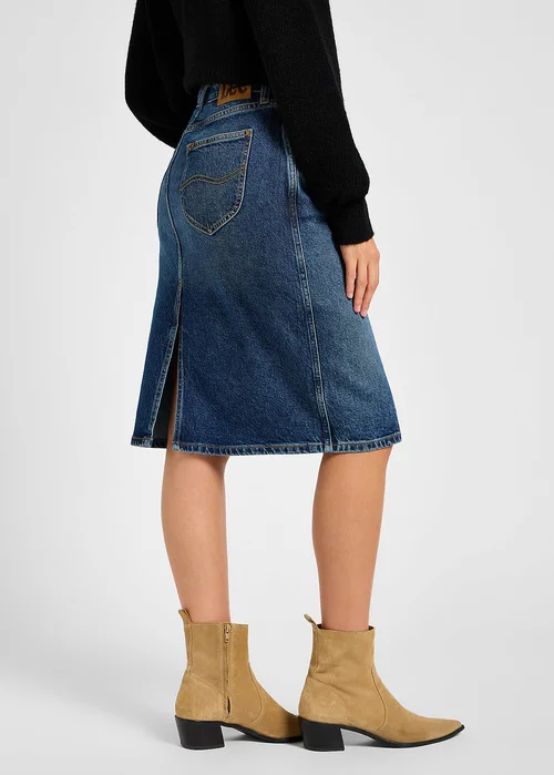 Lee Mid Skirt Dark Glamour