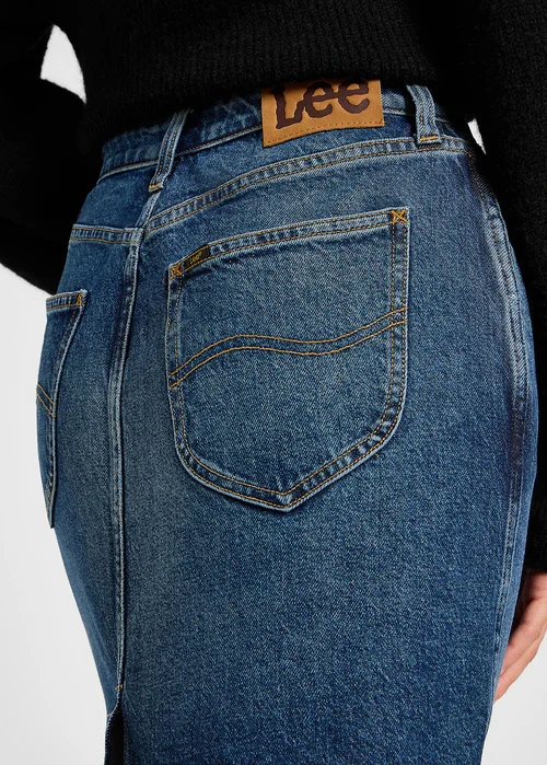 Lee Mid Skirt Dark Glamour