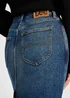 Lee Mid Skirt Dark Glamour
