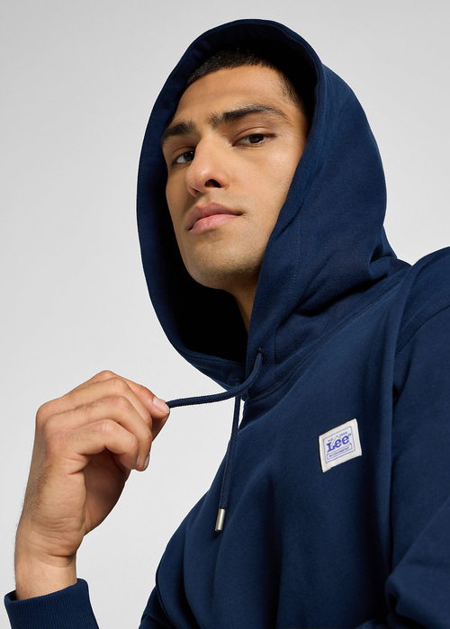 Lee Workwear Hoodie Inky Blue - 112355612