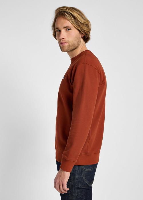 Lee Plain Crew Sweatshirt Sweet Maple - 112355727