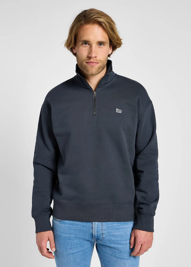 Lee Half Zip Sweatshirt Dark Muted Gray