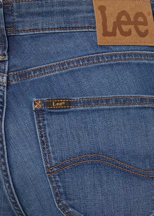 Lee Marion Straight Mid Worn In - L301EMC39