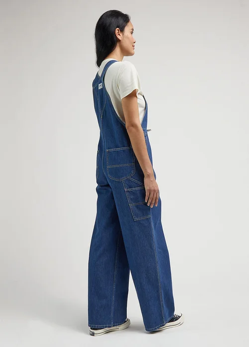 Lee Loose Bib Indigo Rush