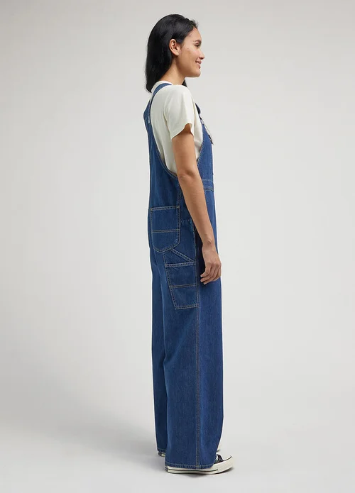 Lee Loose Bib Indigo Rush