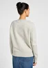Lee Long Sleeve Med Wobbly Tee Grey Heather
