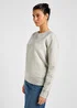Lee Long Sleeve Med Wobbly Tee Grey Heather