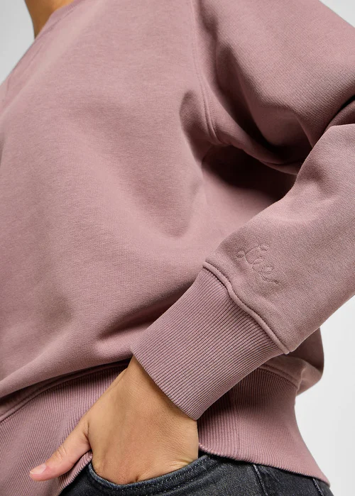 Lee Reglan Crew Sweatshirt Dreamy Mauve