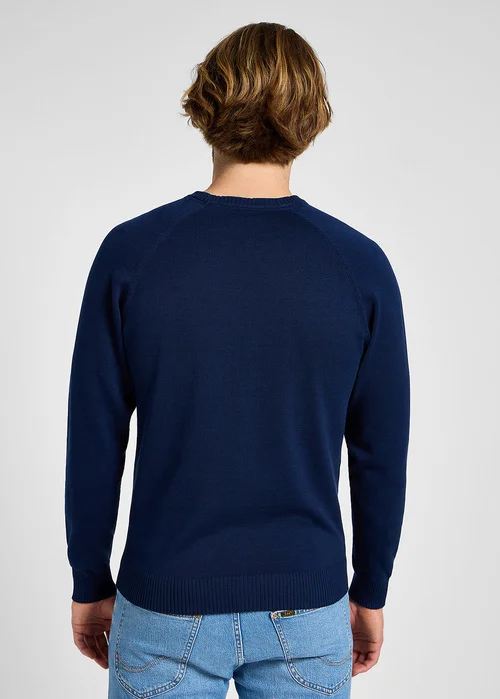 Lee Clean Raglan Sweater True Navy