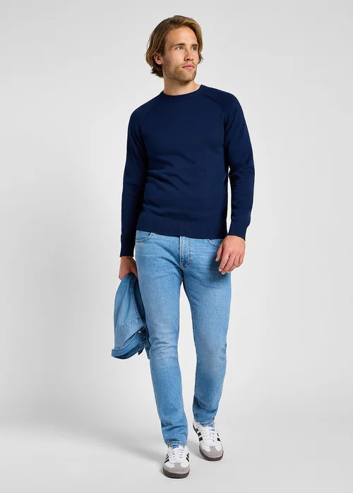 Lee Clean Raglan Sweater True Navy