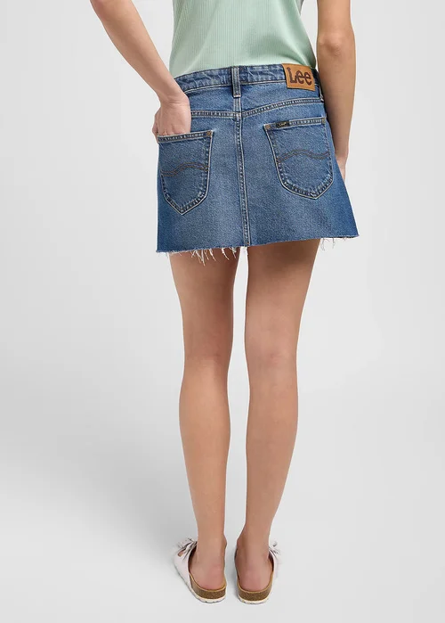 Lee Mini Skirt Facet Of Blue