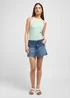 Lee Mini Skirt Facet Of Blue